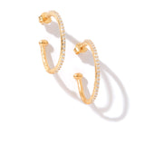 Hoops Sarı Küpe