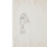 Sea Whispers Silver Linen Placemat