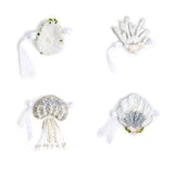 L’Écume Blanche Napkin Rings Set